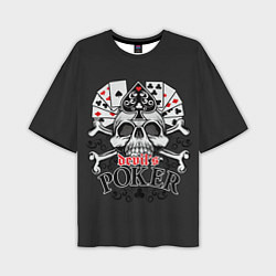 Мужская футболка оверсайз Poker devils