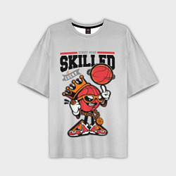 Футболка оверсайз мужская Skilled and lucky ball, цвет: 3D-принт
