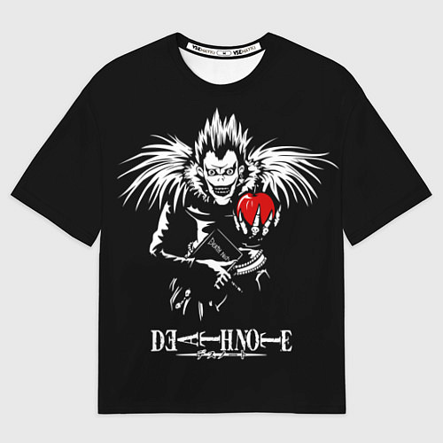Мужская футболка оверсайз Тетрадь смерти / 3D-принт – фото 1