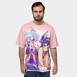 Футболка оверсайз мужская No Game No Life, цвет: 3D-принт — фото 2