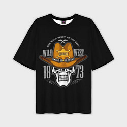 Футболка оверсайз мужская Wild West sheriff, цвет: 3D-принт
