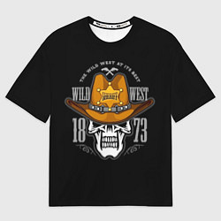 Футболка оверсайз мужская Wild West sheriff, цвет: 3D-принт