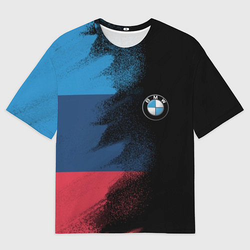 Мужская футболка оверсайз BMW / 3D-принт – фото 1