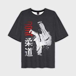 Мужская футболка оверсайз Judo Warrior