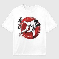 Футболка оверсайз мужская Judo: Japan, цвет: 3D-принт