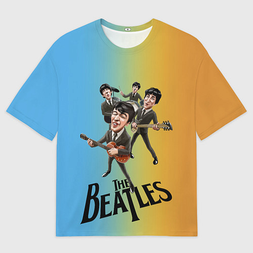 Мужская футболка оверсайз The Beatles - world legend / 3D-принт – фото 1