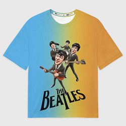 Мужская футболка оверсайз The Beatles - world legend