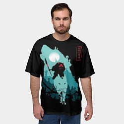 Футболка оверсайз мужская Princess Mononoke, цвет: 3D-принт — фото 2