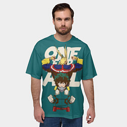 Футболка оверсайз мужская Моя геройская академия, цвет: 3D-принт — фото 2