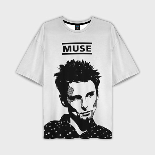 Мужская футболка оверсайз Muse british rock band / 3D-принт – фото 1