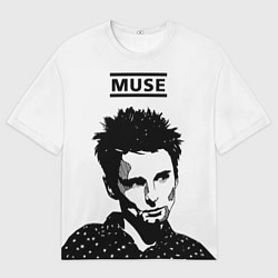 Футболка оверсайз мужская Muse british rock band, цвет: 3D-принт