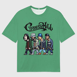 Мужская футболка оверсайз Cypress Hill - пиксели