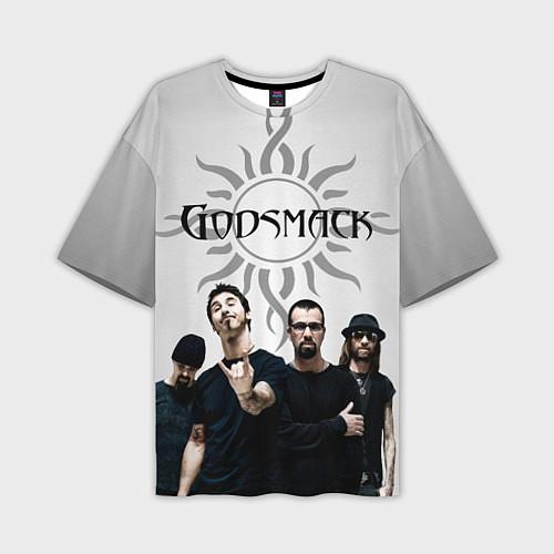 Мужская футболка оверсайз Godsmack / 3D-принт – фото 1