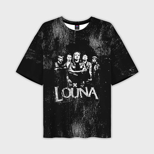 Мужская футболка оверсайз Louna / 3D-принт – фото 1