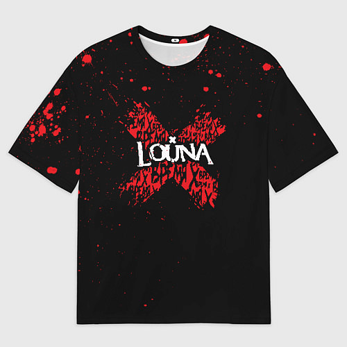Мужская футболка оверсайз Louna / 3D-принт – фото 1