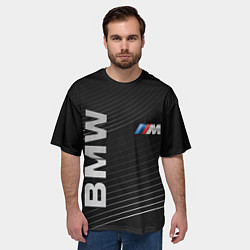 Футболка оверсайз мужская BMW, цвет: 3D-принт — фото 2