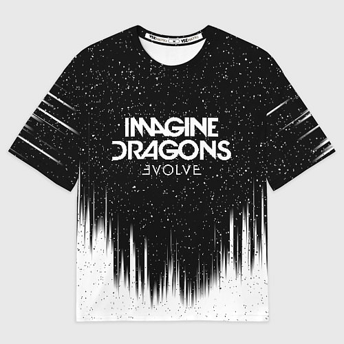 Мужская футболка оверсайз IMAGINE DRAGONS / 3D-принт – фото 1