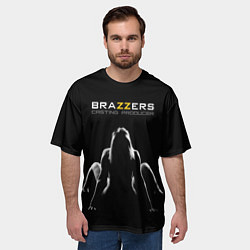 Футболка оверсайз мужская Brazzers - casting producer, цвет: 3D-принт — фото 2