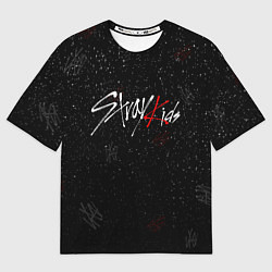 Футболка оверсайз мужская STRAY KIDS, цвет: 3D-принт