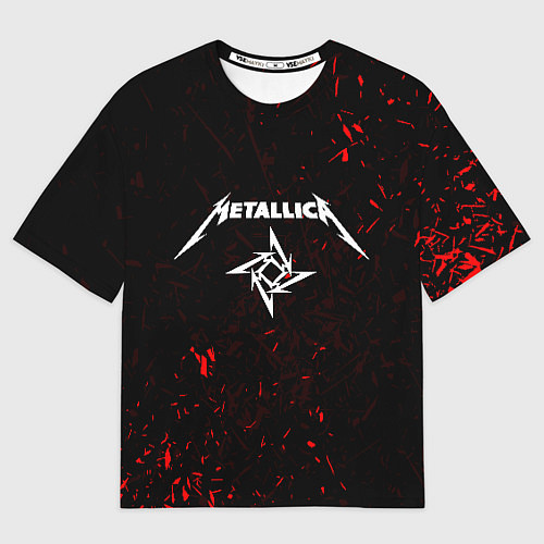 Мужская футболка оверсайз METALLICA / 3D-принт – фото 1