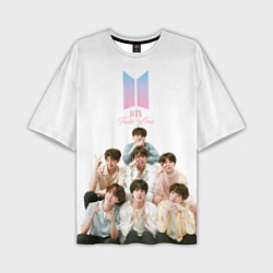 Мужская футболка оверсайз Take love BTS