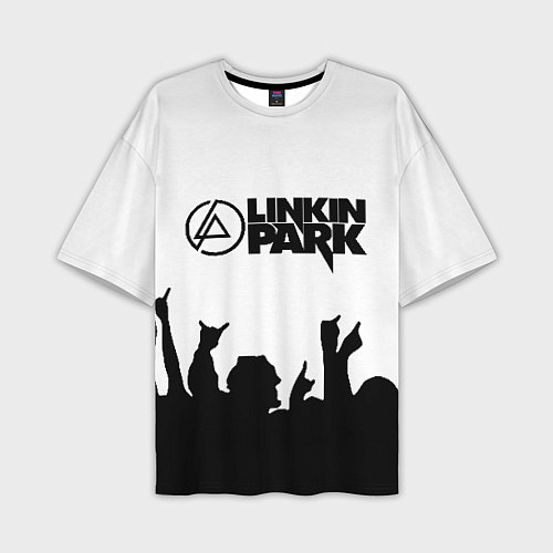 Мужская футболка оверсайз LINKIN PARK / 3D-принт – фото 1