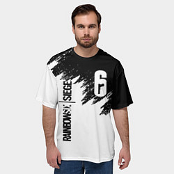 Футболка оверсайз мужская RAINBOW SIX SIEGE, цвет: 3D-принт — фото 2