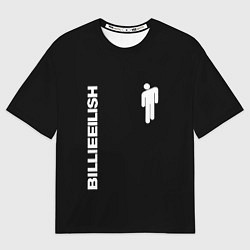 Футболка оверсайз мужская BILLIE EILISH, цвет: 3D-принт