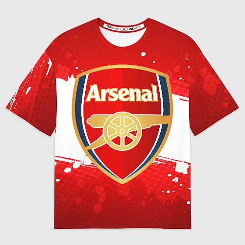 Мужская футболка оверсайз Arsenal / 3D-принт – фото 1