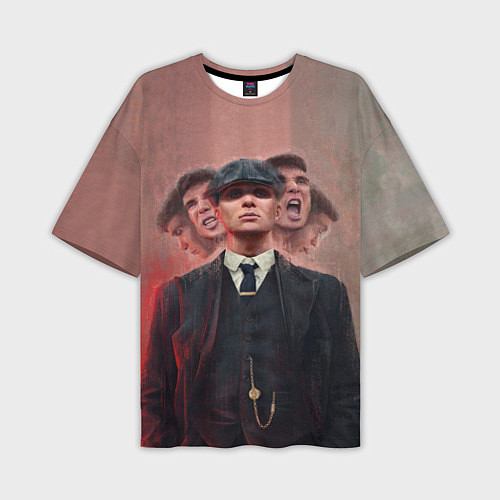 Мужская футболка оверсайз Томас Шелби Peaky Blinders / 3D-принт – фото 1