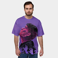 Футболка оверсайз мужская Peaky Blinders Томас Шелби, цвет: 3D-принт — фото 2