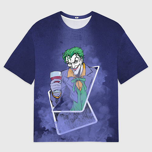 Мужская футболка оверсайз Joker from cards / 3D-принт – фото 1