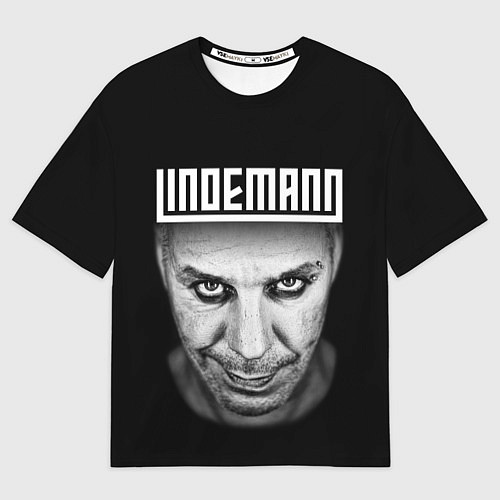 Мужская футболка оверсайз LINDEMANN / 3D-принт – фото 1