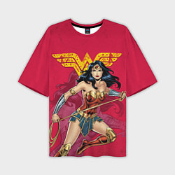 Мужская футболка оверсайз Wonder Woman
