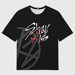 Футболка оверсайз мужская Stray Kids, цвет: 3D-принт