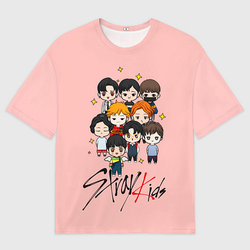 Мужская футболка оверсайз Stray Kids / 3D-принт – фото 1