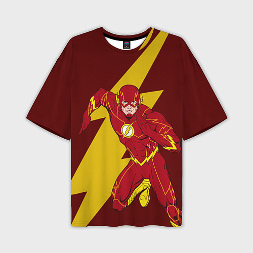 Мужская футболка оверсайз The Flash / 3D-принт – фото 1