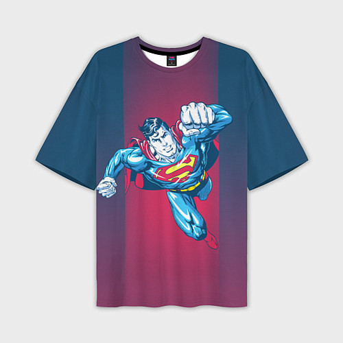 Мужская футболка оверсайз Superman / 3D-принт – фото 1
