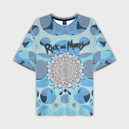Мужская футболка оверсайз Rick and Morty / 3D-принт – фото 1