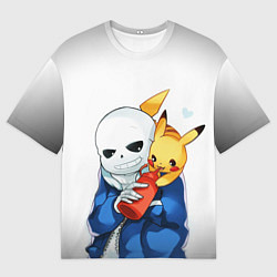 Футболка оверсайз мужская UNDERTALE, цвет: 3D-принт