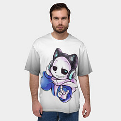Футболка оверсайз мужская UNDERTALE, цвет: 3D-принт — фото 2
