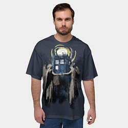 Футболка оверсайз мужская Doctor Who, цвет: 3D-принт — фото 2