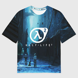 Футболка оверсайз мужская HALF-LIFE 2, цвет: 3D-принт