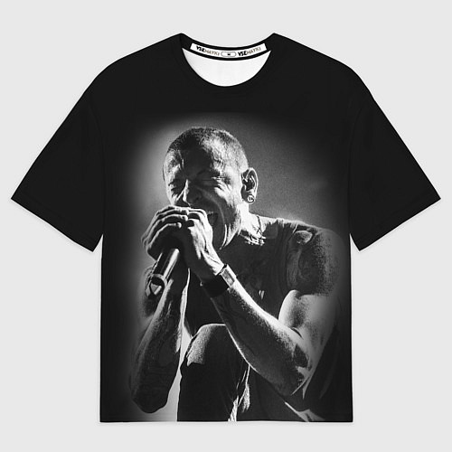Мужская футболка оверсайз Chester Bennington Linkin Park / 3D-принт – фото 1