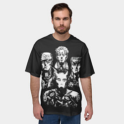 Футболка оверсайз мужская JoJo Bizarre Adventure, цвет: 3D-принт — фото 2