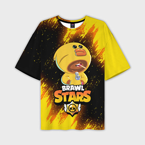 Мужская футболка оверсайз BRAWL STARS SALLY LEON / 3D-принт – фото 1