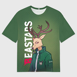 Мужская футболка оверсайз Выдающиеся звери