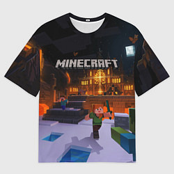Футболка оверсайз мужская MINECRAFT, цвет: 3D-принт