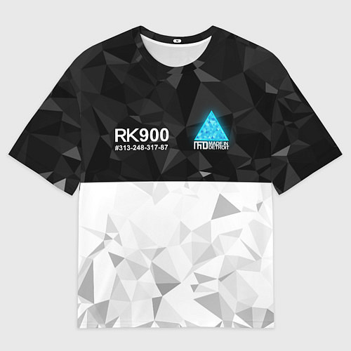 Мужская футболка оверсайз RK900 CONNOR / 3D-принт – фото 1