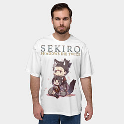 Футболка оверсайз мужская Sekiro:Shadows Die Twice, цвет: 3D-принт — фото 2